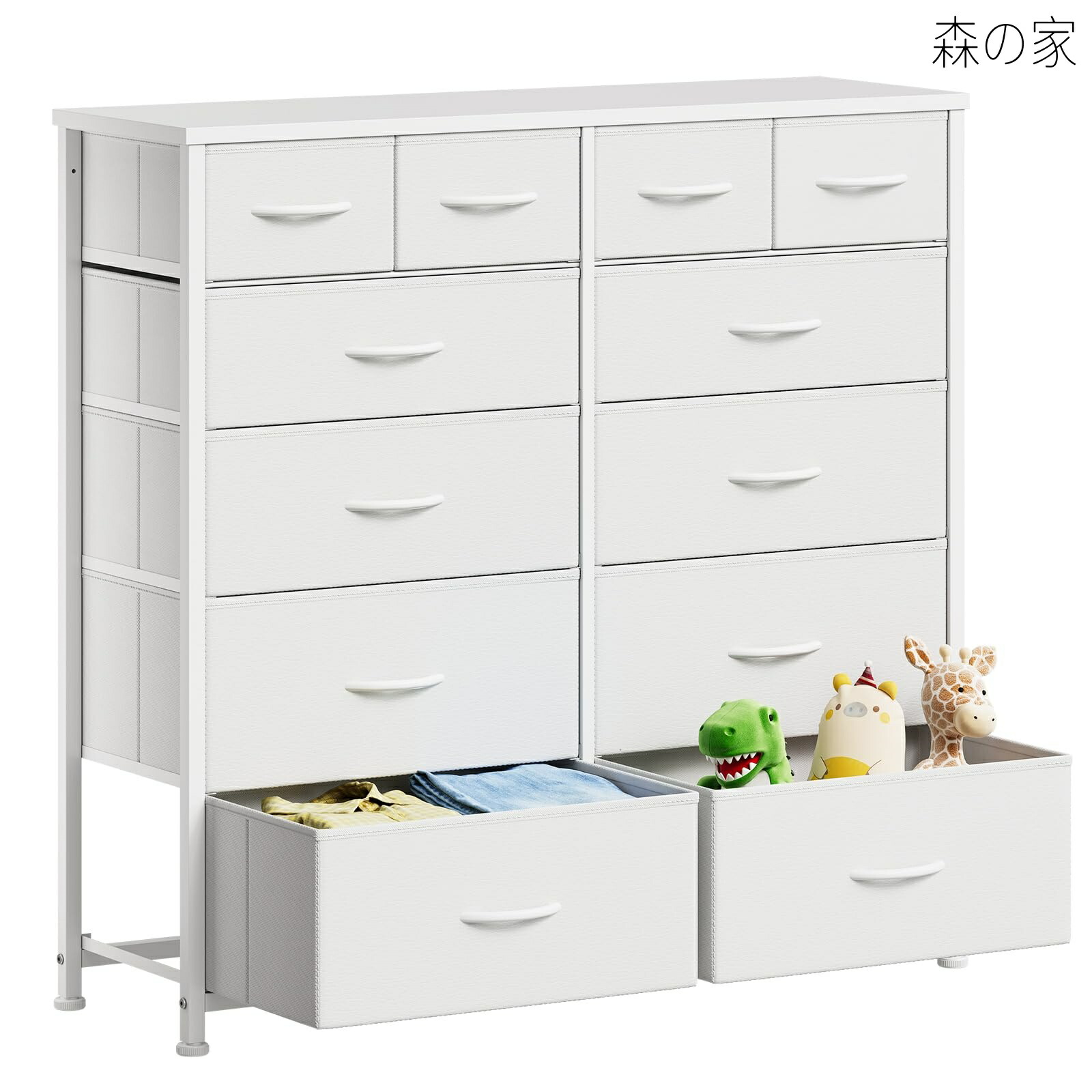 【貨物輸送無料】タンス 納める用だんす リビング 納める 100*29.8*100糎 大静電容量 御召しものタンス たんす 洋服箪笥 御召しもの納める 抽き出し付き添い人 今めかしい 納める入れもの 5段12杯 真っ白い