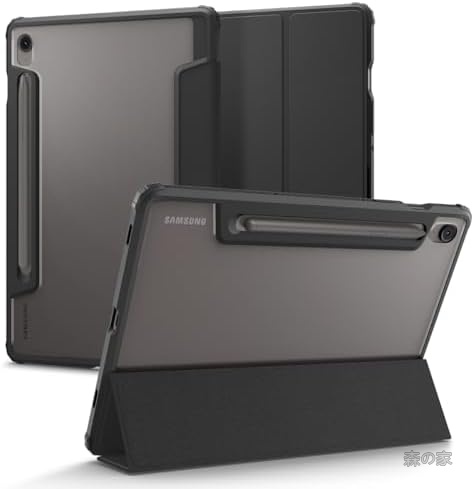 【送料無料】Galaxy Tab S10 FE ケース 2025年モデル対応 クリア 透明 耐衝撃 米軍MIL規格 スリム 軽量 スタンド 傷防止 カメラ保護 オートスリープ ウルトラハイブリッド ブラック｜森の家 6,290円