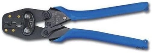 【送料無料】圧着工具 絶縁被覆付閉端接続子･中間接続子用 青 NH38 ハンドルタイプ 電工ペンチ 端子圧着 配線工具 プロ仕様 高品質｜森の家