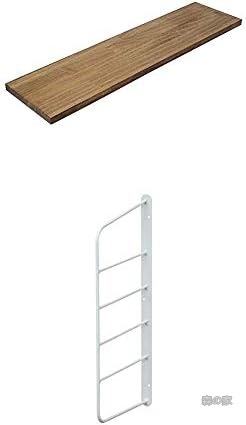 【送料無料】壁掛け収納 2段シェルフ 幅60cm 奥行15cm ホワイト おしゃれ シンプル 見せる収納 簡単取付 ねじピン対応 自宅 リビング キッチン おすすめ｜森の家