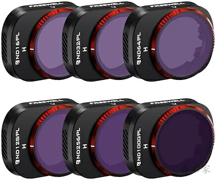 【送料無料】FREEWELL Bright Day-6パック ハイブリッド ND16/PL, ND32/PL, ND64/PL, ND128/PL, ND256/PL, ND1000/PL, Mini 4 Pro Vivid Color対応 リッチコントラスト｜森の家