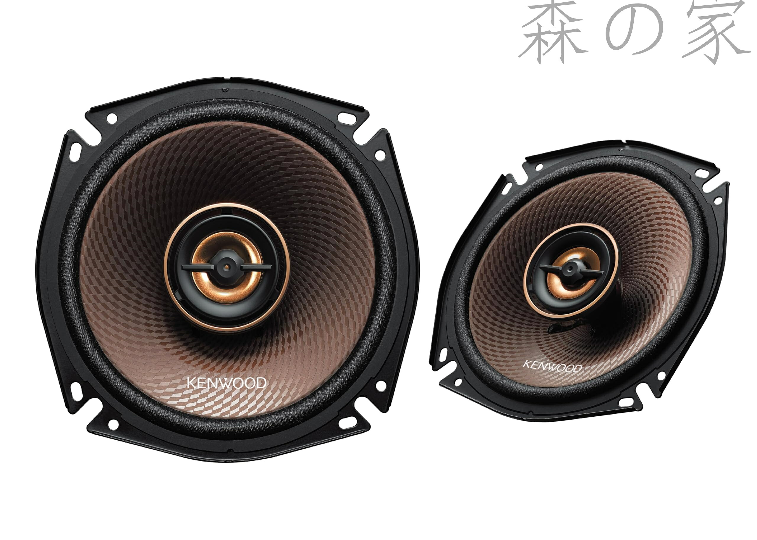 【送料無料】17cm ハイレゾ対応カスタムフィット・コアキシャル型スピーカー KFC-RS175 KENWOOD｜森の家