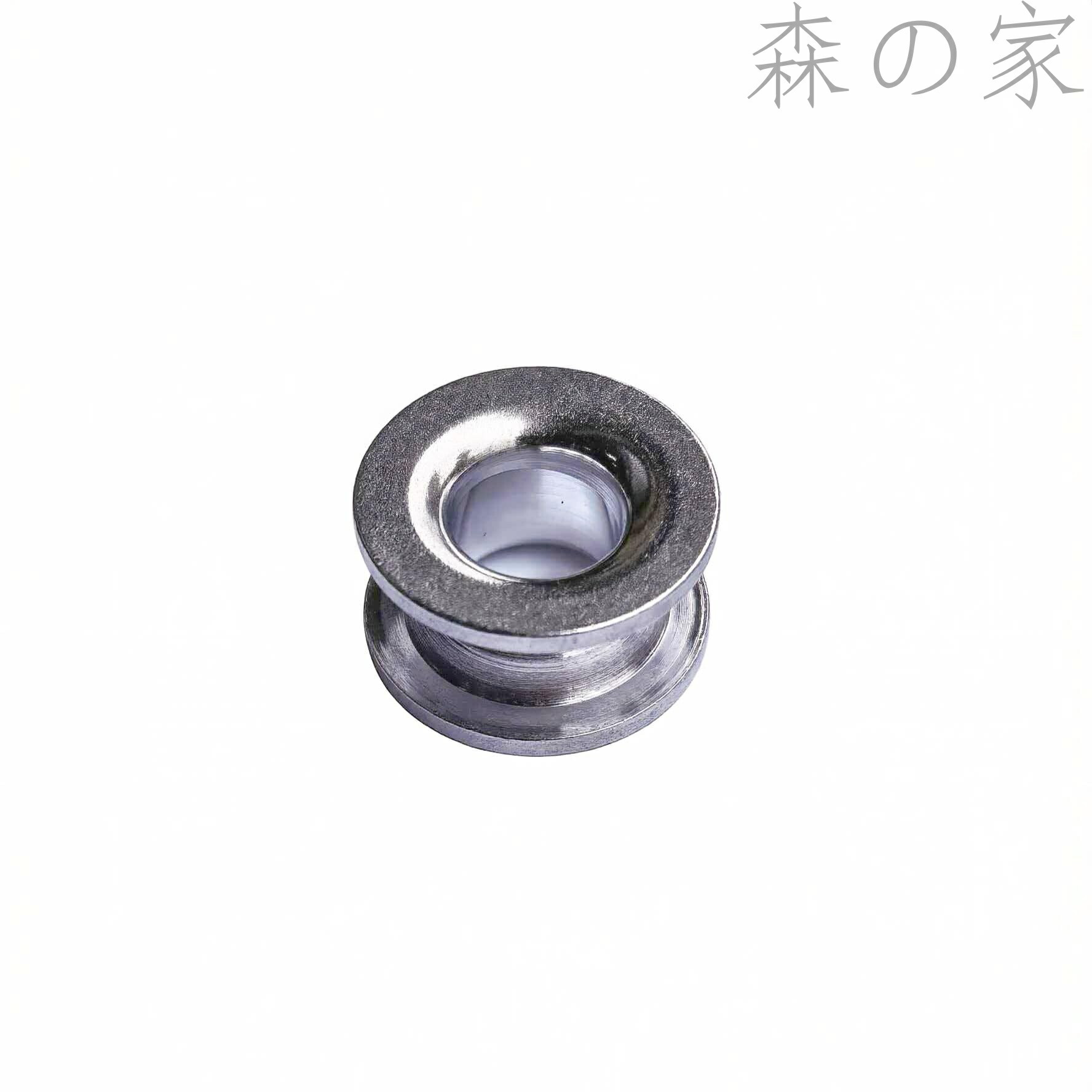 【送料無料】〇リングホイール くくり罠用パーツ くくり金具 金属製ガイドローラー ４mｍワイヤー用 (100個)