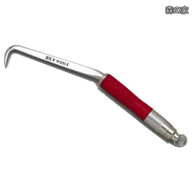 【貨物輸送無料】手道具 BX コンピューター破り BX2RD-RE（赤いこと） MIDDLE 全長280粍 D-GRIP､輪っか付 鉄筋コンピューター破り