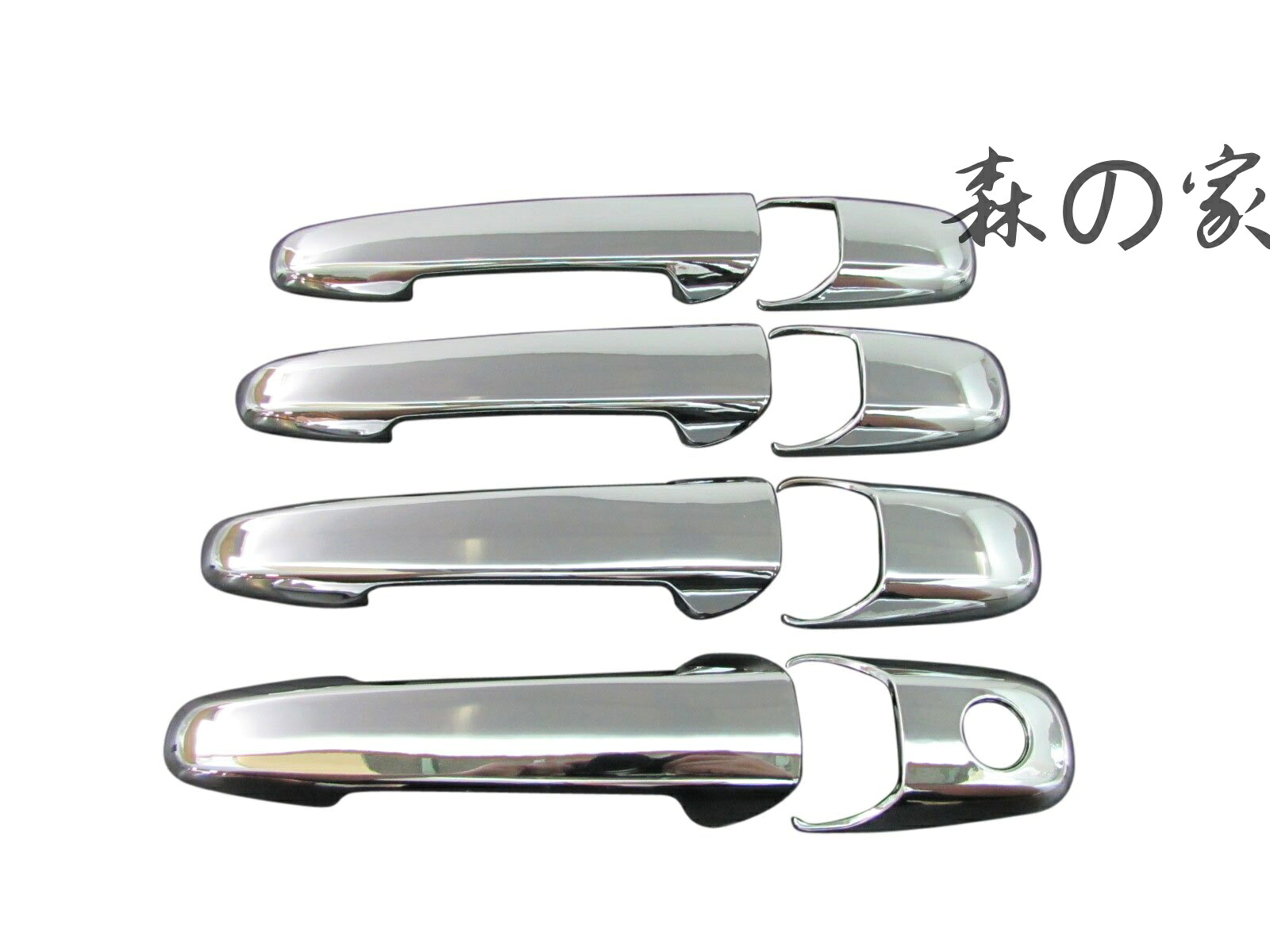 【送料無料】CR系 クロームメッキアウタードアハンドルカバー ノブ フルカバータイプ 【 DHC-NOBU-046 】 923