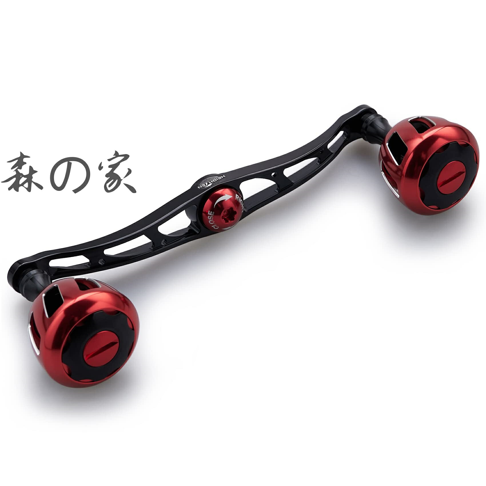 【送料無料】リール ハンドル 32mmノブ搭載 シマノ ダイワ アブガルシア 通用 ベイトリール 用 Wheel Series