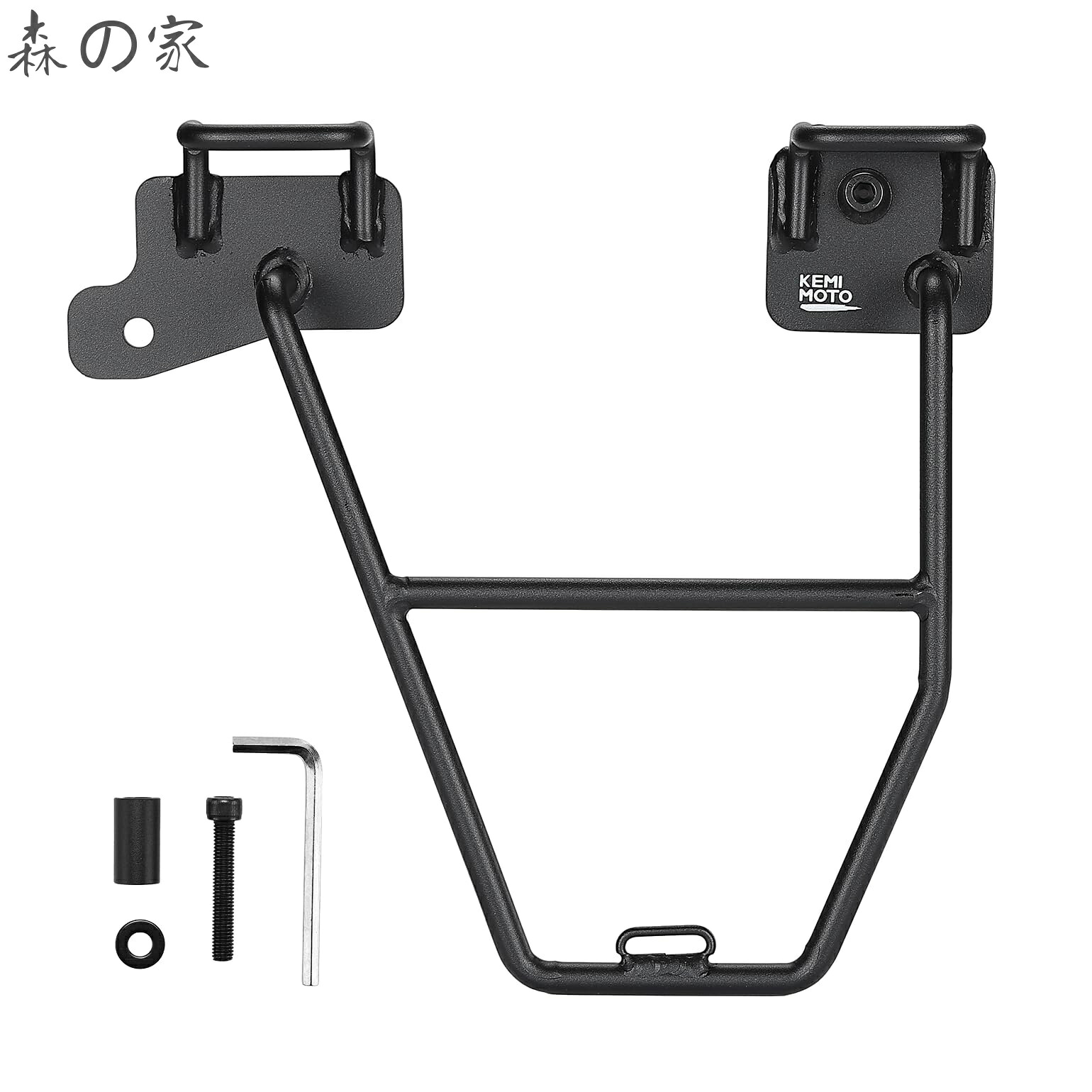【送料無料】バイク用 サイドバッグサポート GB350 左側専用 サドルバッグサポート ホンダgb350 サイドバックサポート (21-24) 高強度 ブラック