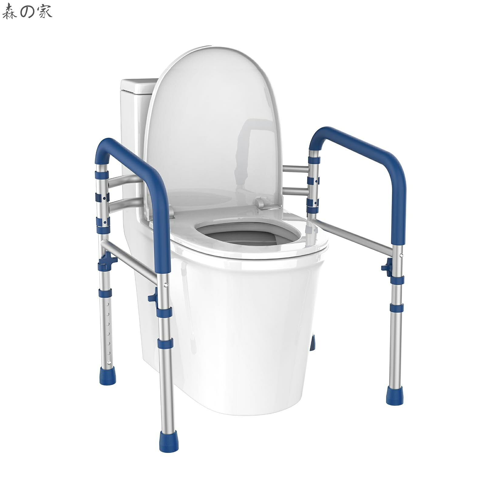 【送料無料】トイレ用安全レール、高さ調節可能なトイレフレーム、幅調節可能なトイレ取っ手、折りたたみ可能で人々にサポートを提供するトイレ用安全レール