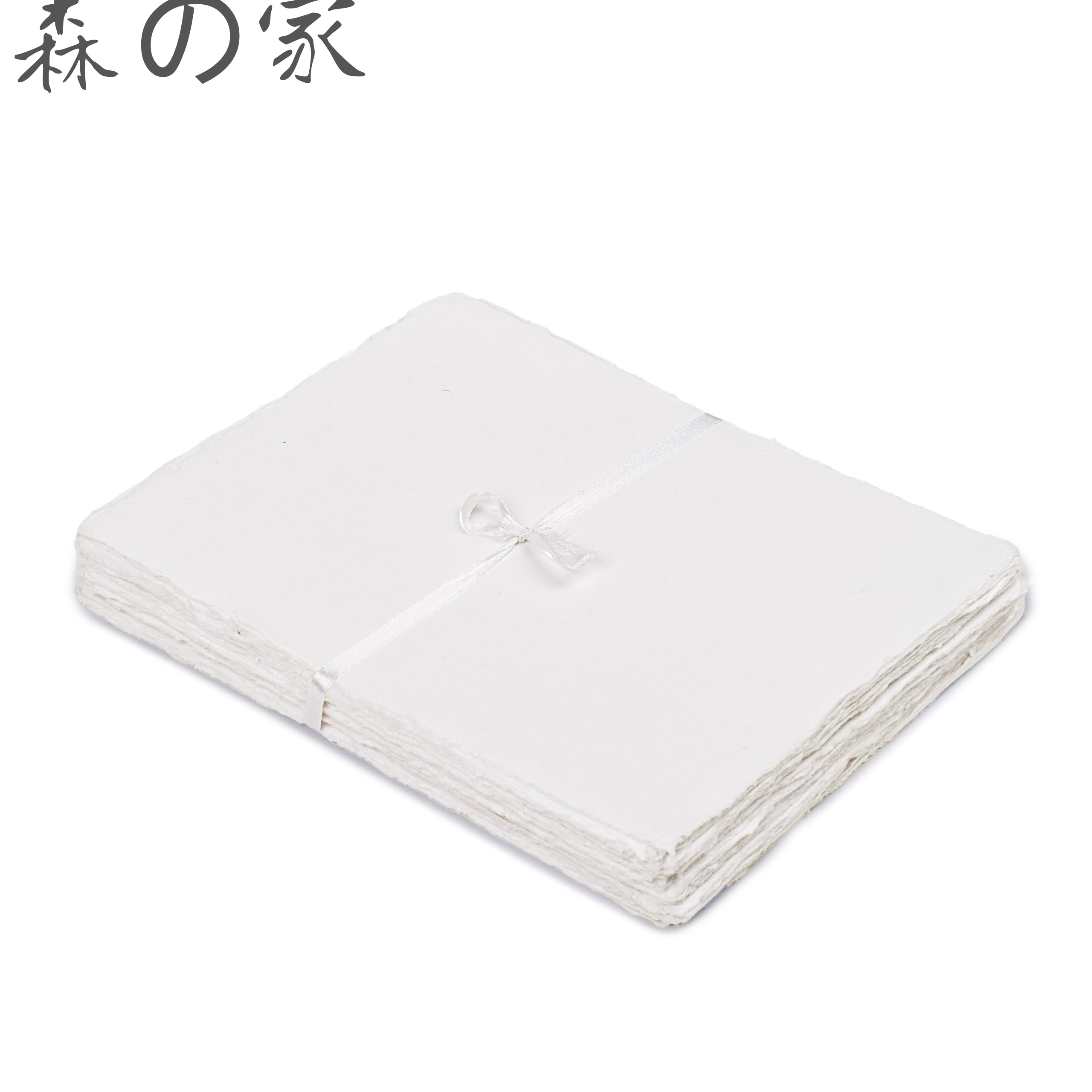 【送料無料】VILLAGE 水彩紙 - 7.5 x 11 インチ - ミックス メディア 水彩紙 - 150 GSM 厚手デッケル エッジ バージン コットン ハンドメイド ペーパー - オフ ホワイト