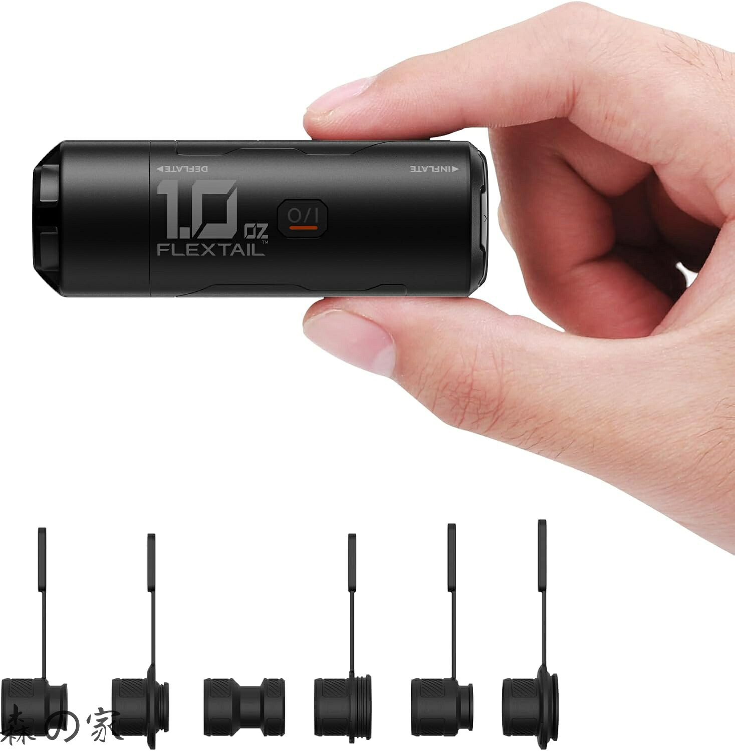 【送料無料】ZERO PUMP エアポンプ 電動ポンプ 携帯ポンプ 2.5kPa気圧 650mAh 充電式 速やかに空気入れ 空気抜く 圧縮袋 浮き輪 インフレーターマット エアマット キャンプマット キャンプ アウトドア(ブラック)｜森の家