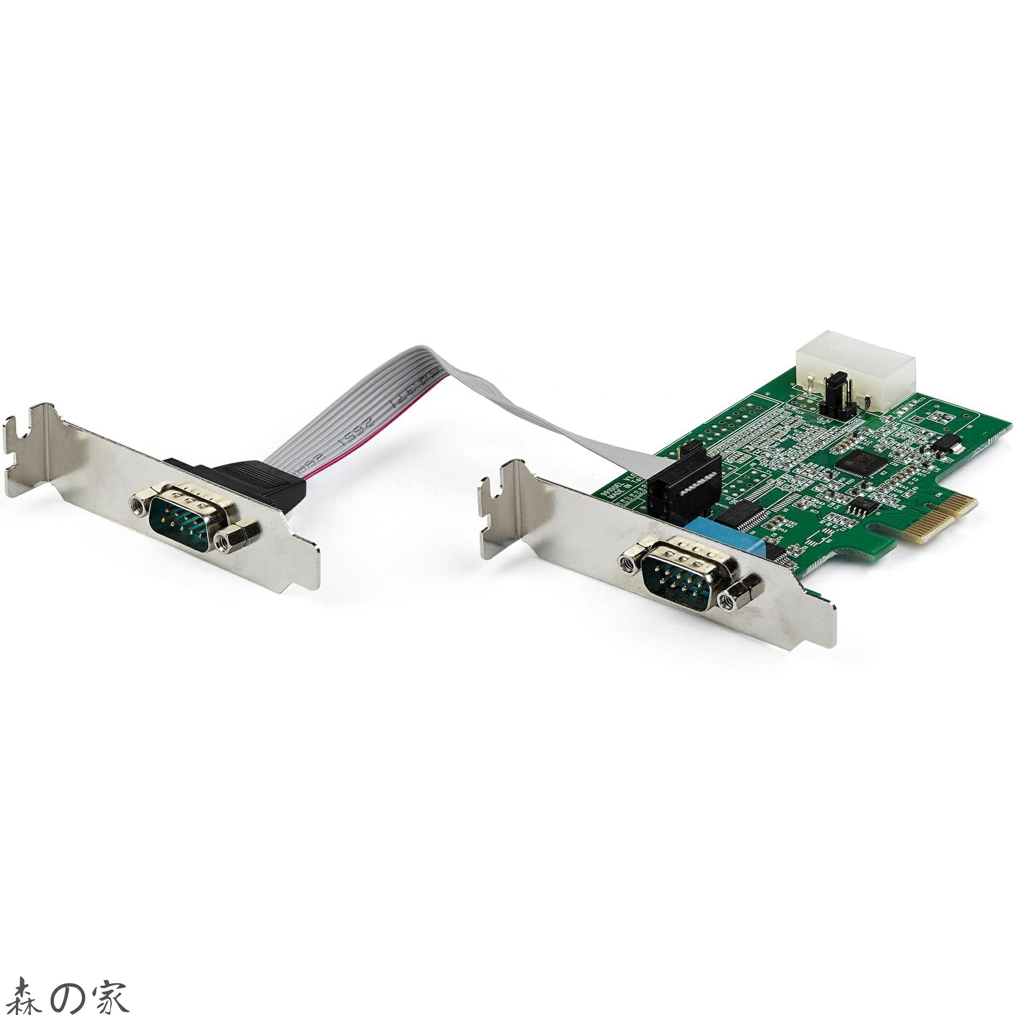 【送料無料】RS232Cシリアル2ポート増設PCIeカード 16950 UART 標準&ロープロファイルに対応 921.4kbps Windows/Linux対応 PEX2S953LP|森の家
