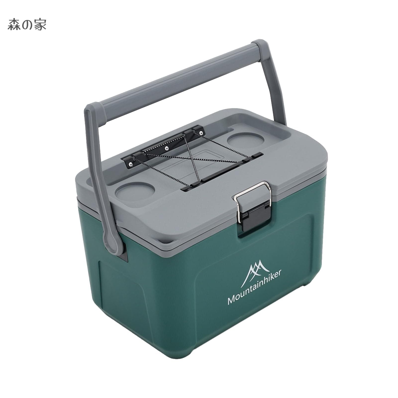 【送料無料】クーラーボックス 16L 小型 軽量 PU断熱材採用 最大48時間保冷 アウトドア・キャンプ・ピクニック用 飲料や食品の持ち運びに スポーツ観戦・運動時にも便利 PP素材｜森の家