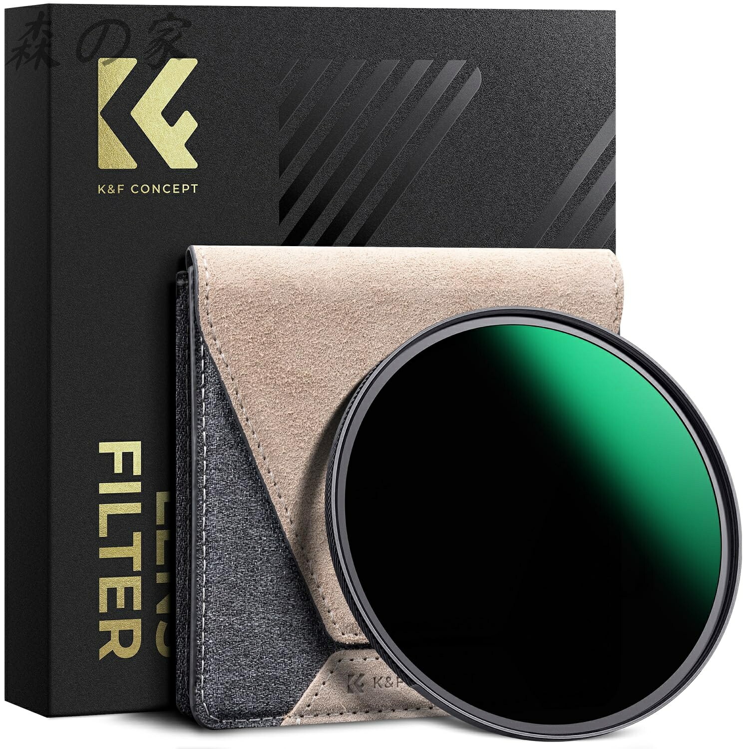 【送料無料】K&F CONCEPT NDフィルター ND1000 67mm 10段階減光 真鍮製 HD超解像力 フレアやゴースト防止 色かぶり無し 36層ナノコーティング 撥水防汚 キズ防止 超薄枠