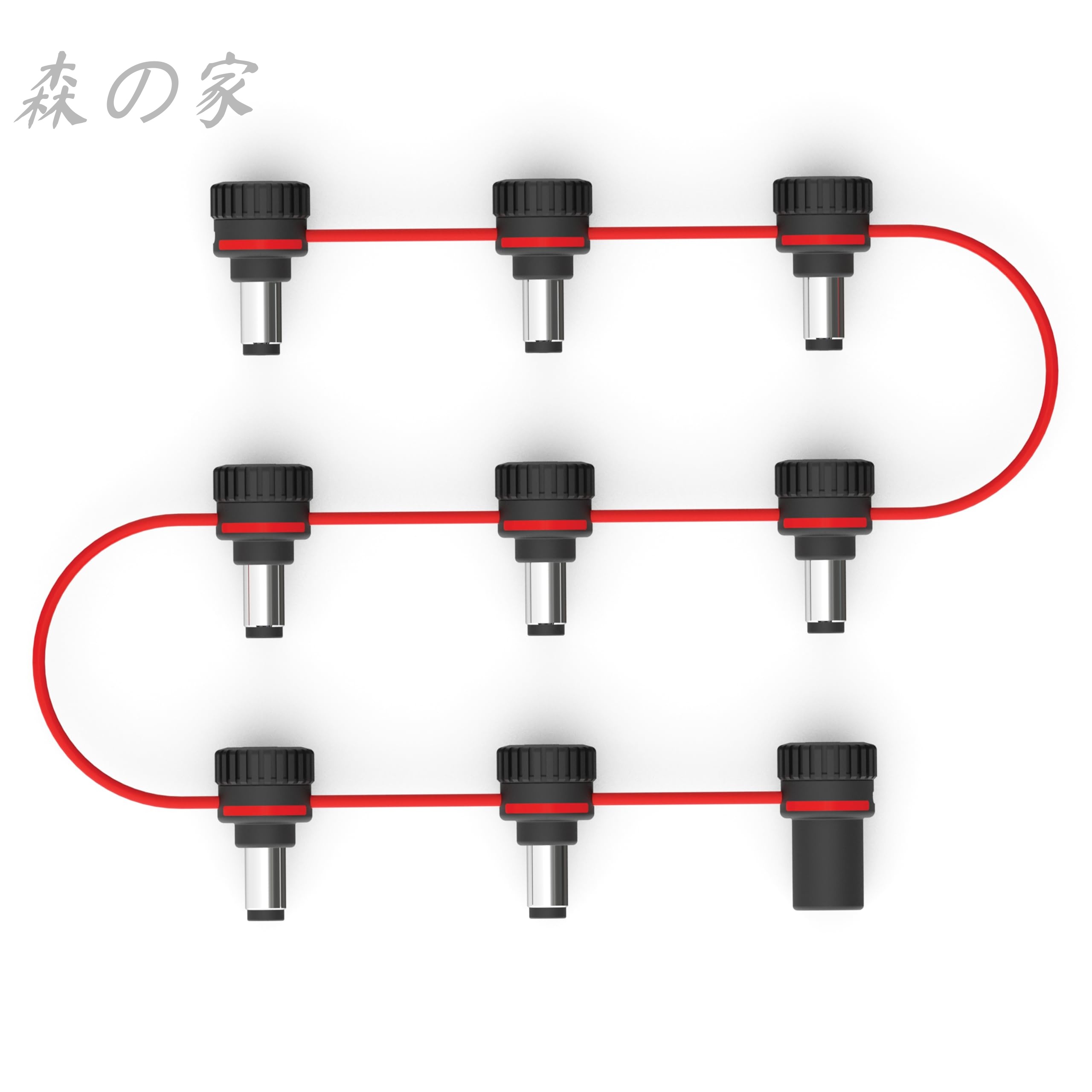 【送料無料】ダダリオ パワーケーブル 連結ケーブル XPND Adjustable Daisy Chain PW-XPNDADC-01 【国内正規品】|森の家