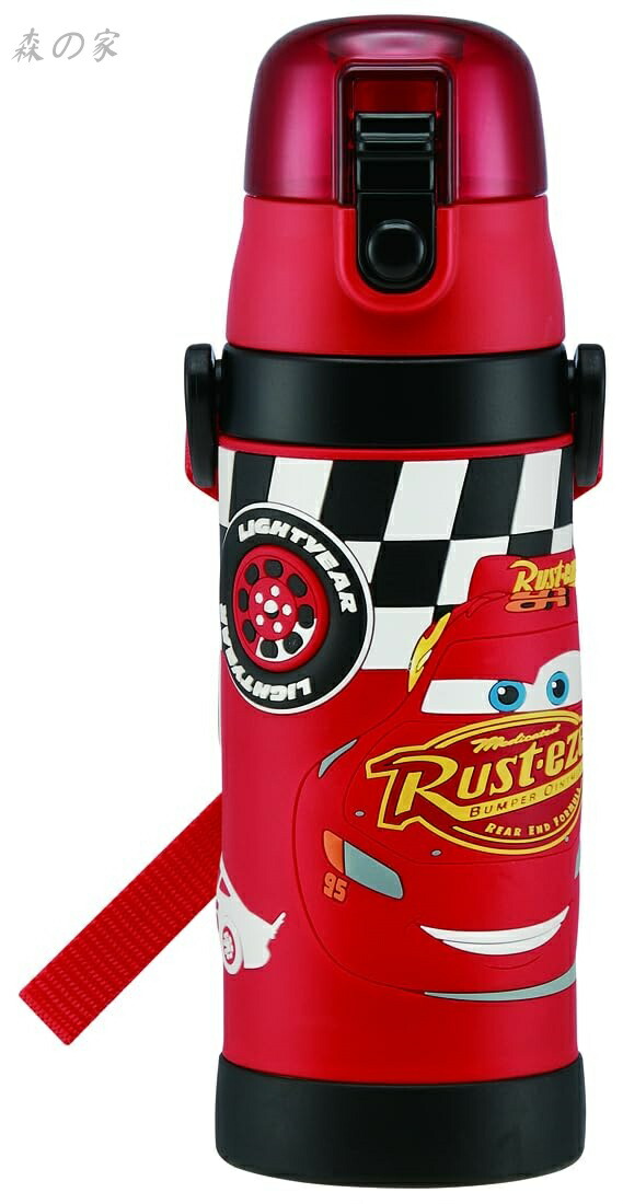 【送料無料】子供用 ステンレス 水筒 直飲み 480ml ディズニー カーズ 男の子 3D立体プリント 子供に優しい軽量タイプ 保冷専用 waterbottle スポーツボトル キッズ こども 水瓶 SDPV5-A