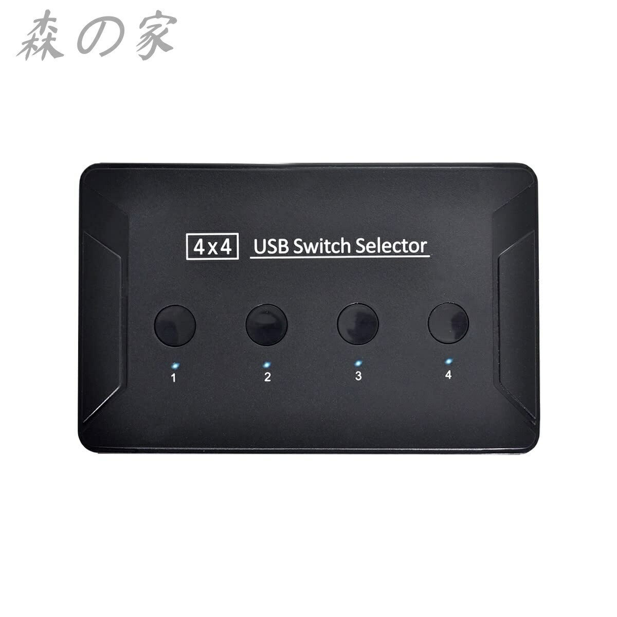 【送料無料】KVM USB 3.0 スイッチセレクター 4ポートPC キーボードマウススキャナープリンター用4つのデバイスを共有