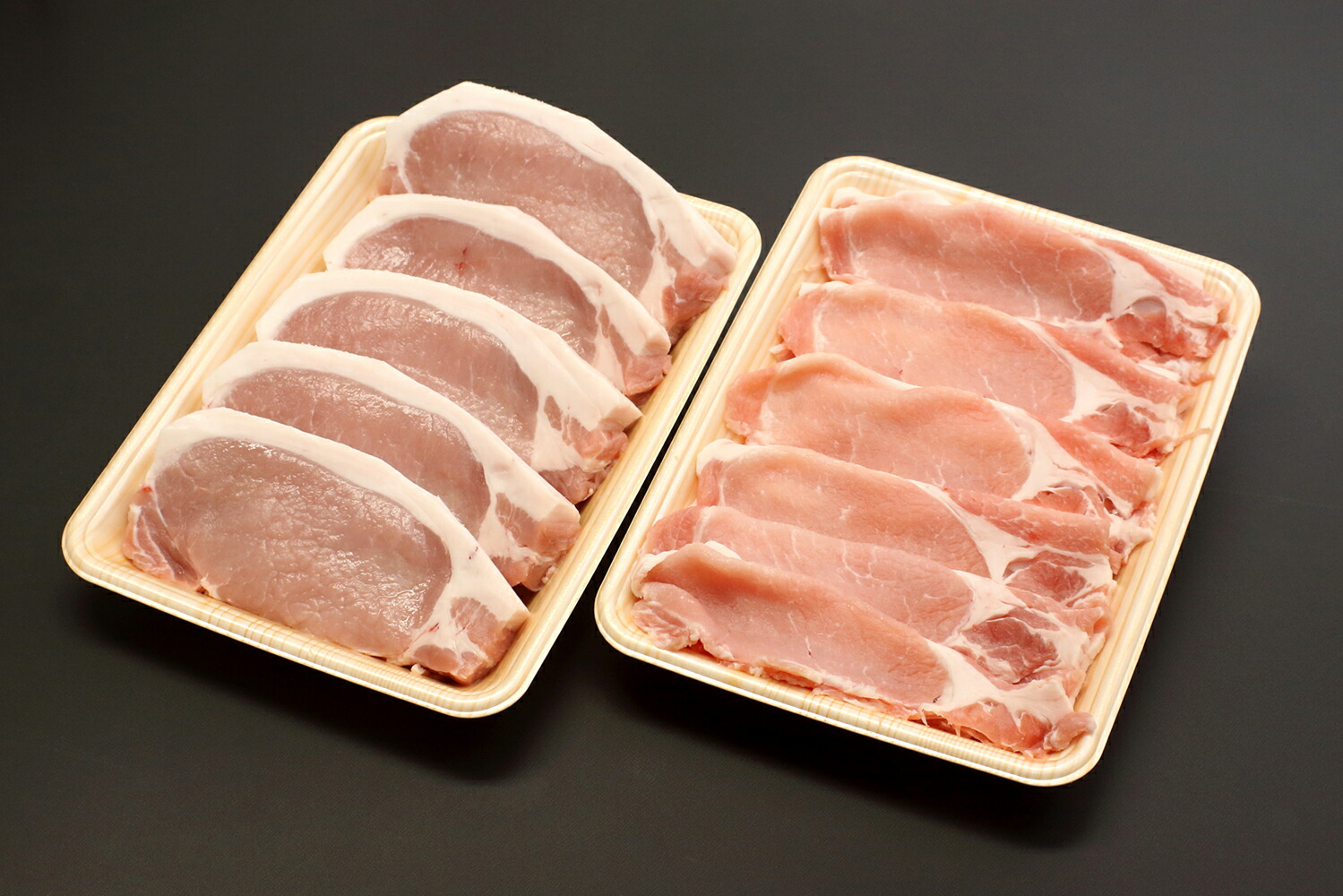 九戸屋肉店の「盛岡あじわい林檎ポークしゃぶしゃぶ・すきやき用・切り身」