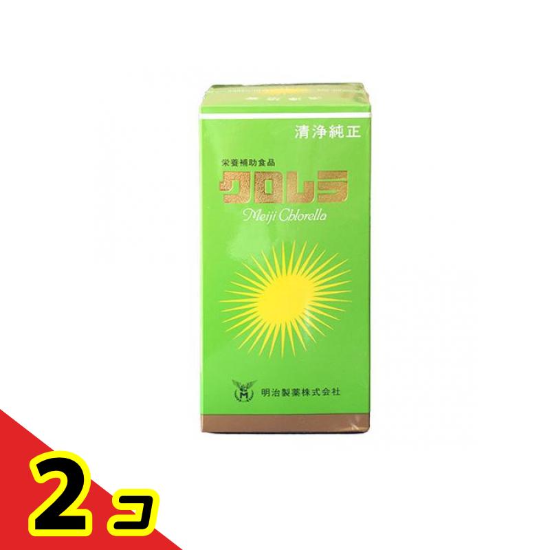 明治製薬 クロレラ 1600粒 2個書き割り