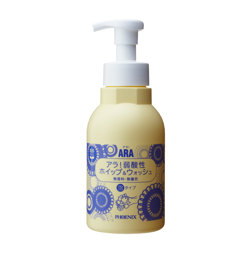 業務用 家庭用 ハンドソープ【アラ！弱酸性ホイップ＆ウォッシュ】500mL × 15本 日本製 手洗い用 泡タイプ 弱酸性 無香料 無着色 まとめ買い