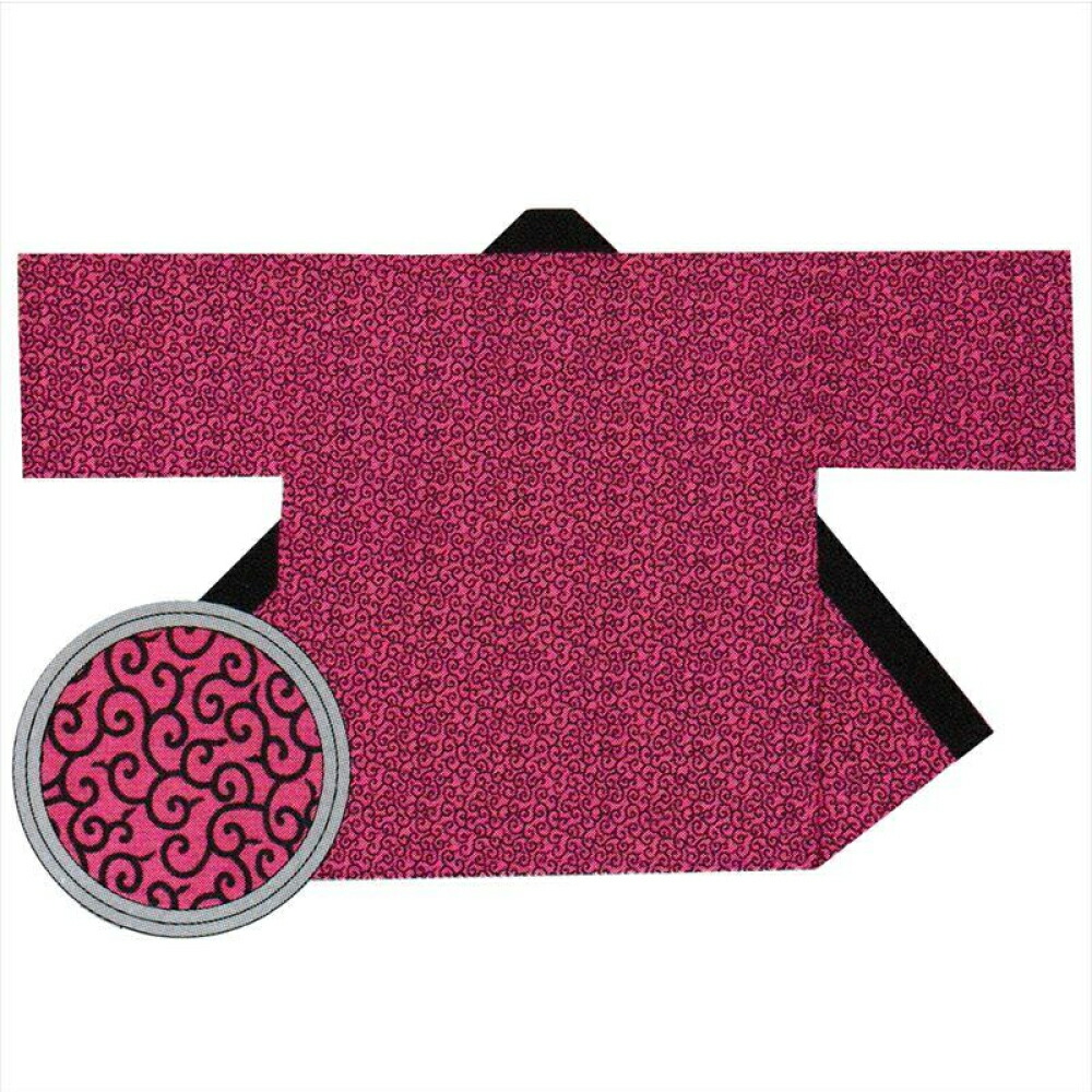 【お儀式用・法被・はんてん】 袢纏 刺子 赤 唐草 【祝賀会備品/祭備品/祝賀会/儀式用小物】【はっぴ・はんてん・半被・袢纏】(2020820)B476