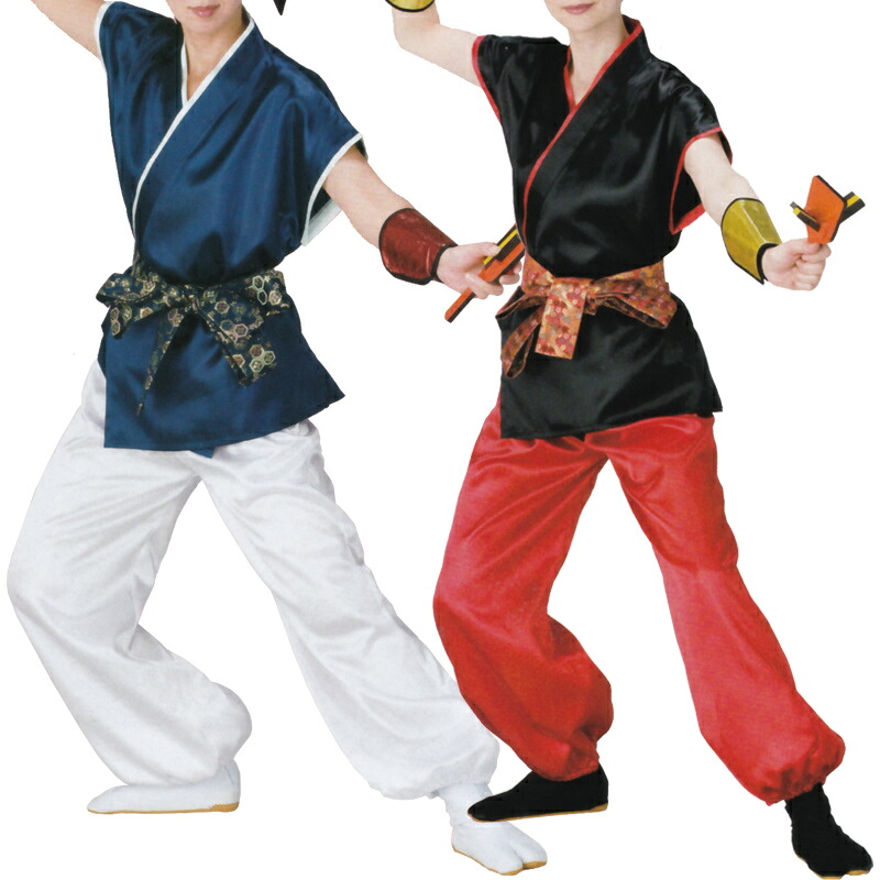 おどり袢天 袖なし袢天 黒・紺 B431・432【よさこい/舞踊お召しもの/祭備品/祝賀会/儀式用小物】【はっぴ・はんてん・半被・袢纏】