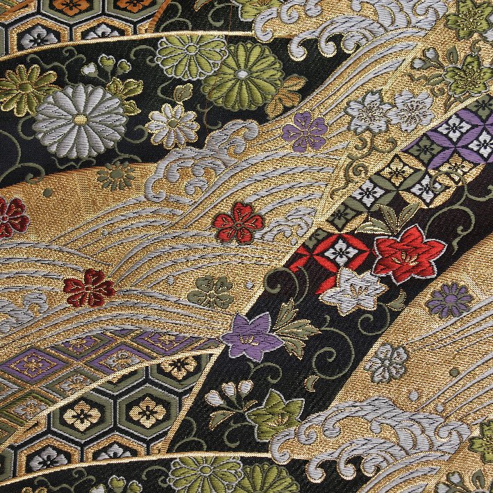 楽天市場】金襴 生地 お試しセット 5枚セット幅35cm×30cm 金襴