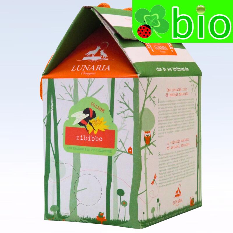 ルナーリア シチリア ジビッボ バッグ イン ボックス(3L オレンジ)オルソーニャ協同組合 Lunaria Sicilia Zibibbo BIB Cantina Orsogna