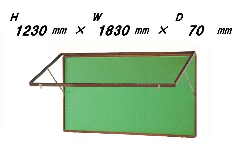 楽天市場】壁付型 ハネ上げ式 屋外掲示板 ＜ポスターケース・シルバー