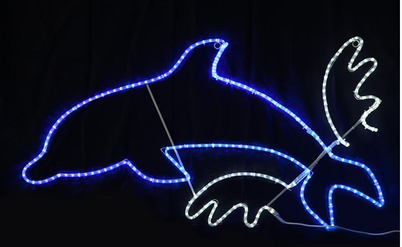 照明 クリスマスイルミネーション イルミネーション火鑽り メゾン外用 Ledジャンプ海豚 2dモティーフ 貨物輸送無料 Marchesoni Com Br