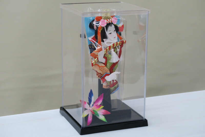 汐汲【7号押絵羽子板】初正月コンパクト豆羽子板ミニ羽子板飾り台付
