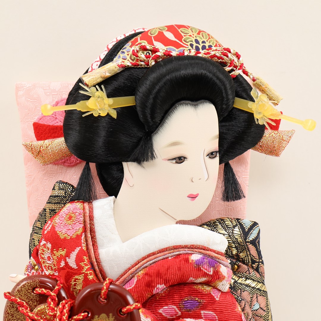 最大53 オフ 限定特価 羽子板 正月飾り 姫振袖 9号 鼓 金襴 縮緬押絵羽子板 Fucoa Cl
