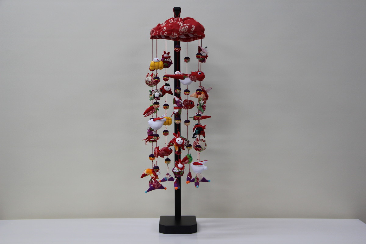 ほのか7連 吊るし飾りセット　高さ70cm （三月雛人形）【桃の節句】(卓上大） 34,000円