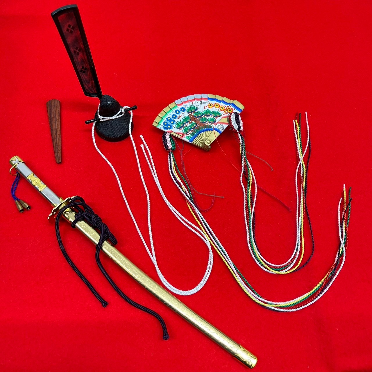 楽天市場】雛人形用 雛道具 極上（京）九番道具 箱入り 親王持ち物