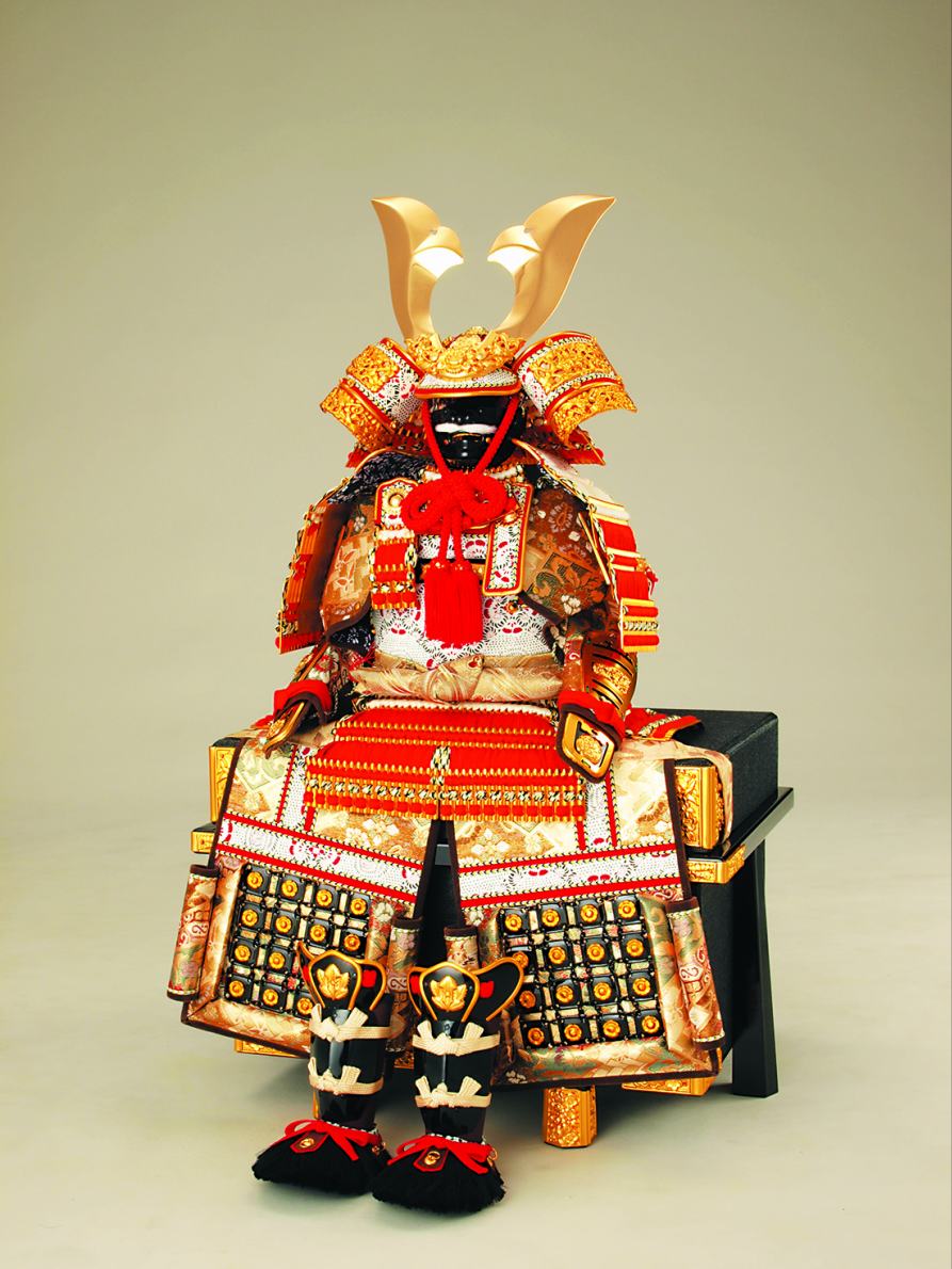 忠保作 8号神栄（じん半直線）大鎧 日本人形・フランス人形-その他