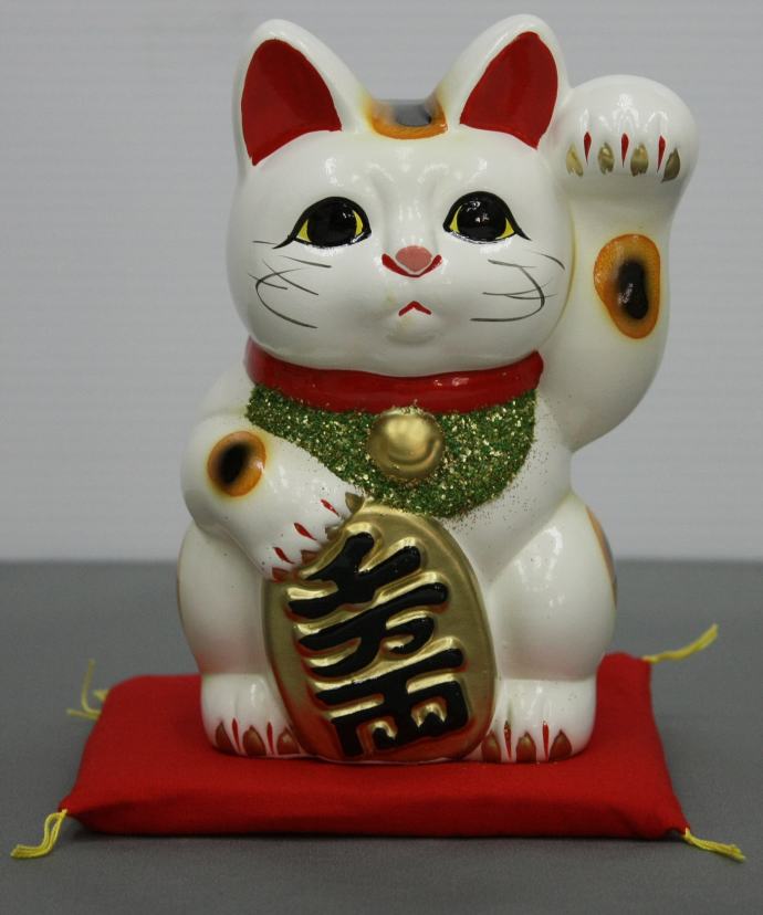楽天市場】瀬戸焼 レトロ招き猫貯金箱 金 (K5245) 愛知県の工芸品 Seto