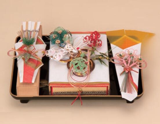 結納コンパクトセット 彩花　三号 セット（4巾ふろしき付）｜人形のモリシゲ