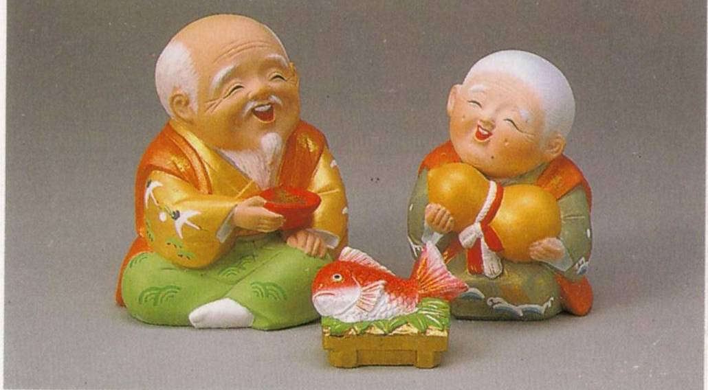 ギフト プレゼント 長寿の祝酒【博多人形】