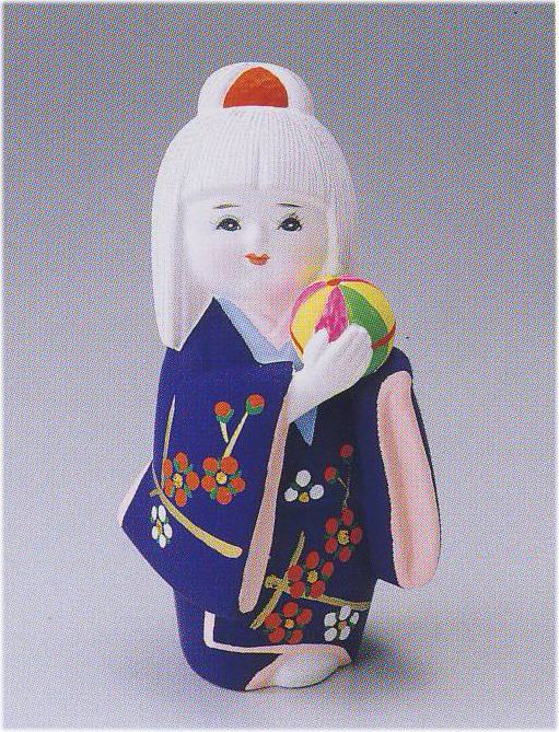 作　伍郎　陶器　日本人形　「清春」 楽天市場】送料無料 [博多人形いとう] 人形 博多人形 てまり 匠
