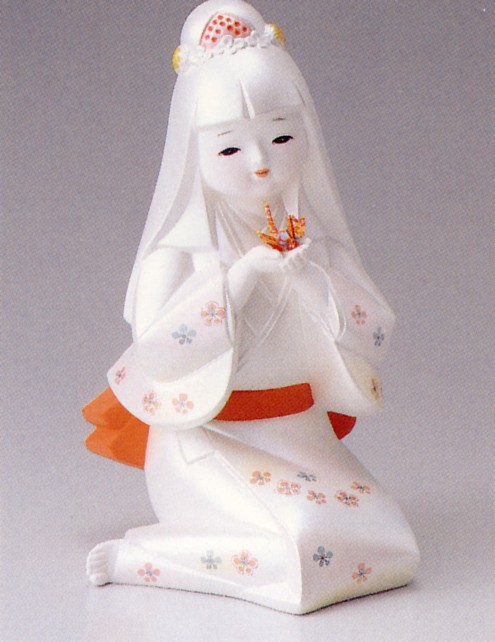 楽天市場】[博多人形いとう] 人形 博多人形 絵日傘 芳巳作 /福岡