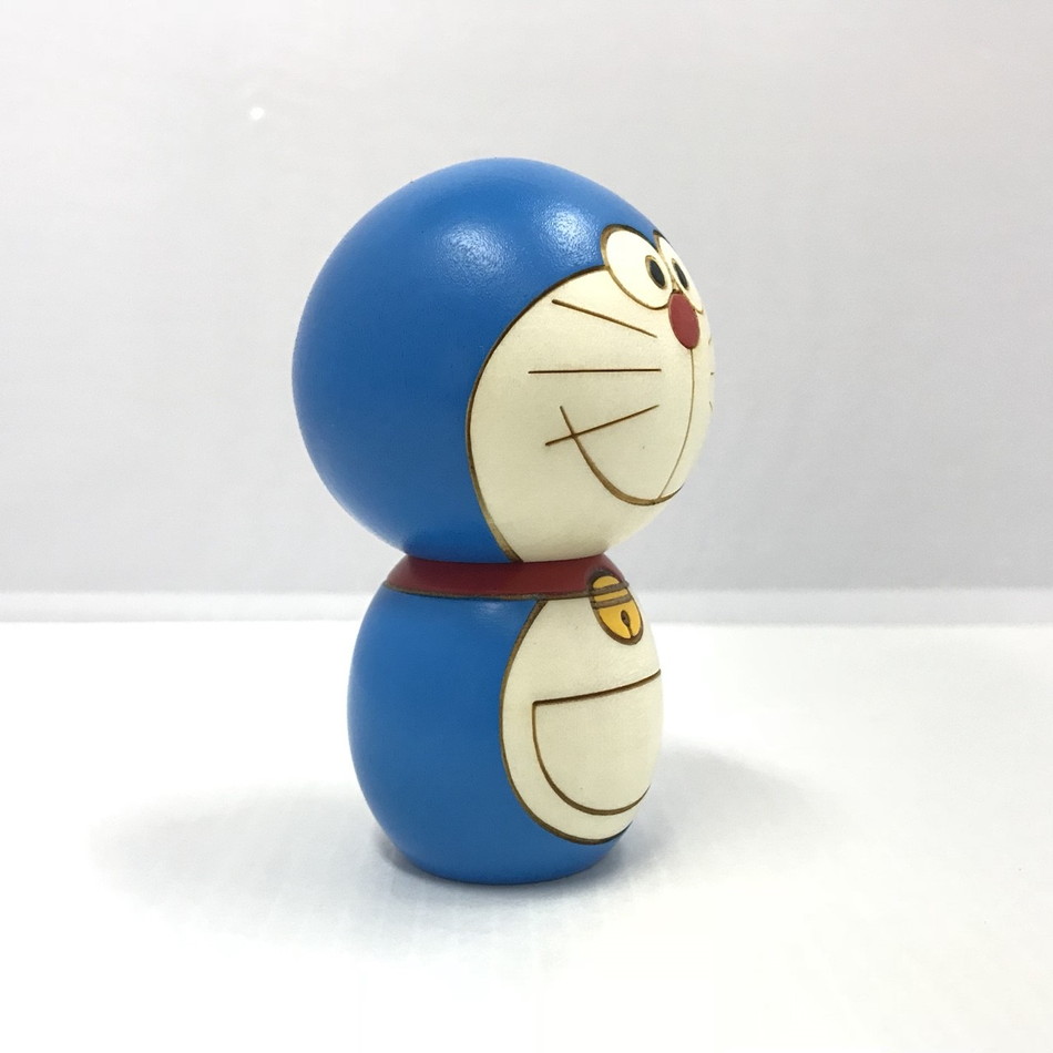 楽天市場 卯三郎こけし 日本のお土産に大人気 日本製 木製 民芸品 伝統工芸品 卯三郎作 こけし ドラえもん No 12 3 人形のモリシゲ