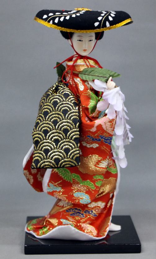 楽天市場 9インチ日本人形藤娘 楽ギフ 包装 楽ギフ のし宛書 人形のモリシゲ