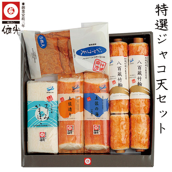 依光かまぼこ　特撰ジャコ天セット ／冷蔵便／ 創業150年の老舗 おすすめの 1番人気のギフトセット 小魚を皮や骨ごとすりつぶした 風味豊かなジャコ天セット
