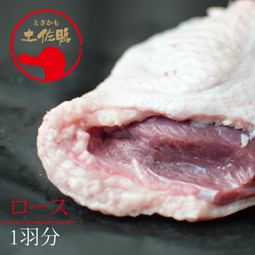 土佐鴨ロース肉（フレッシュ冷蔵）1羽分／土佐鴨・土佐ジロー飼育研究会／かも／カモ