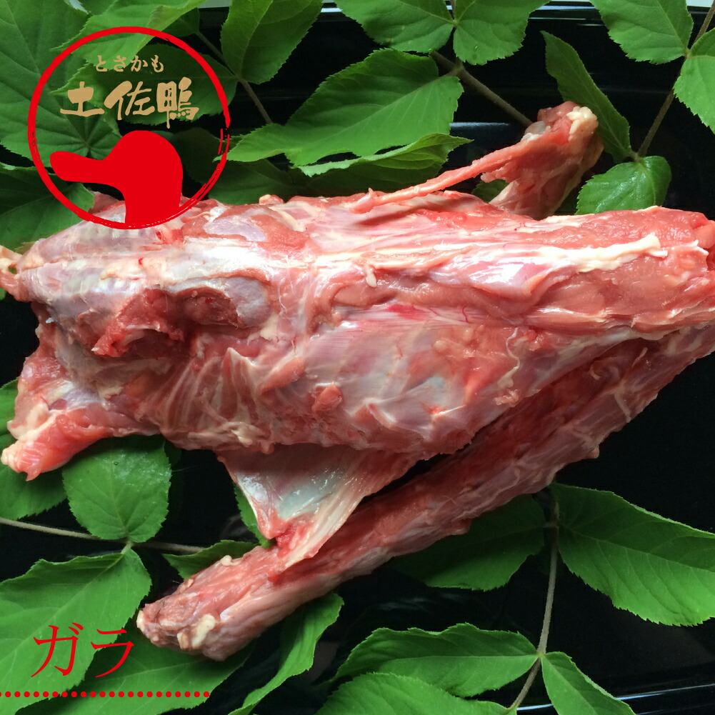 土佐鴨 ガラ（フレッシュ冷蔵）5羽分／土佐鴨・土佐ジロー飼育研究会／かも／カモ