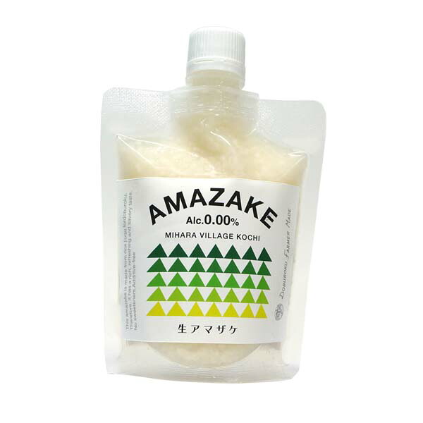 甘酒 無添加 どぶろく農家が作った生あまざけ 150g×15本セット(パウチタイプ)土佐三原どぶろく合同会社 クール便 あま酒 砂糖不使用 高知 どぶろく特区|森徳蔵店