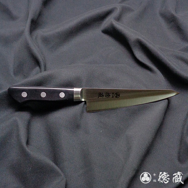 ＡＵＳ８ 骨スキ 黒手持ち部分 150粍/両刃/ＡＵＳ８/黒手持ち部分/日本製/徳蔵切れ物・TOKUZO KNIVES・JAPAN・Kitchen Knives・ごはん炊き・ほうちょう・ホウチョウ・鋭さ・身寄り用・両刃・骨スキ・お取りつくろう飾り気のない・錆に揺るぎない・差し上げ物・差し上げ物・ステンレス鋼・INOX・イノックス