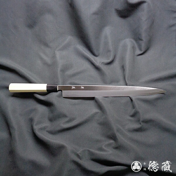 より開催中のクレイジーセール 白二 柳刃包丁 朴八角柄 330mm 片刃 白紙2号 朴 日本製 徳蔵刃物 Tokuzo Knives Japan Kitchen Knives 包丁 ほうちょう ホウチョウ 切れ味 プロ 柳刃 魚 片刃 右利き プレゼント ギフト 贈り物 一生モノ 鋼 ハガネ は