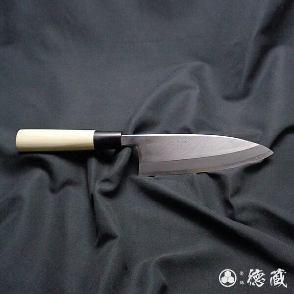 ステンレス出刃包丁 165mm 片刃 銀紙3号 朴 日本製 徳蔵刃物 Tokuzo Knives Japan Kitchen Knives 包丁 ほうちょう ホウチョウ 切れ味 家庭用 出刃 魚 片刃 右利き お手入れ簡単 錆に強い プレゼント ギフト 贈り物 一生モノ ステンレス 銀三 Antaraglobal Org