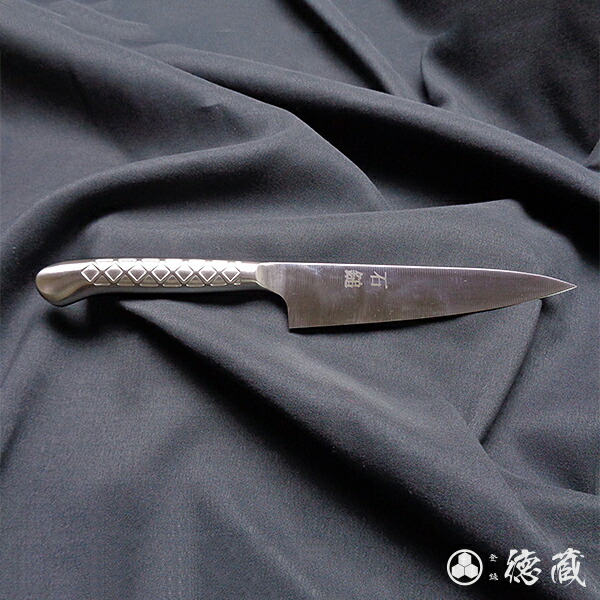 オールステンレスペティナイフ 135mm 両刃 1k6 ステンレス 日本製 徳蔵刃物 Tokuzo Knives Japan Kitchen Knives 包丁 ほうちょう ホウチョウ 切れ味 家庭用 小型 万能 両刃 お手入れ簡単 錆に強い プレゼント ギフト 贈り物 ステンレス Inox イノックス