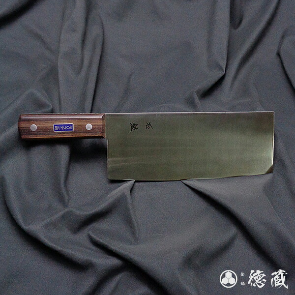 ステンレス鋼中華まかない方 220粍/両刃/AUS8/白木/日本製/徳蔵截断機・TOKUZO KNIVES・JAPAN・Kitchen Knives・まかない方・ほうちょう・ホウチョウ・鋭さ・身寄り用・中華・全能・両刃・お取りつくろう飾り気の無い・錆に揺るぎない・差し上げ物・差し上げ物・差し上げ物・耐久年数モノ・ステンレス鋼・INOX・イノックス
